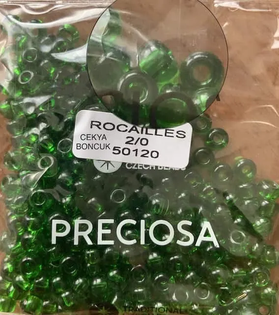 Preciosa Round Seed Beads 50120 2/0 3.5 Oz