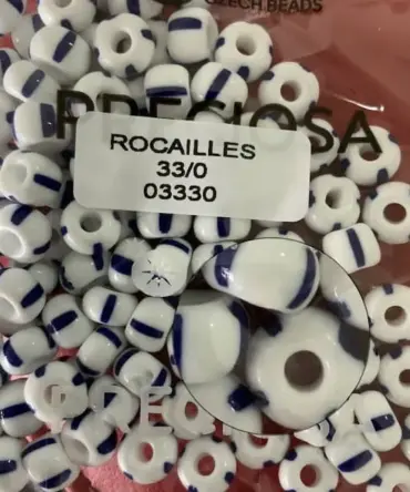 Preciosa Round Seed Beads 03330 33/0 3.5 Oz