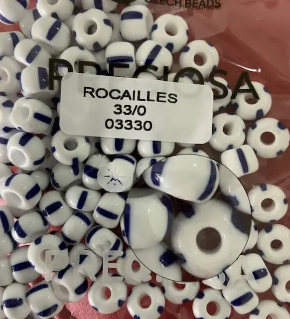 Preciosa Round Seed Beads 03330 33/0 3.5 Oz
