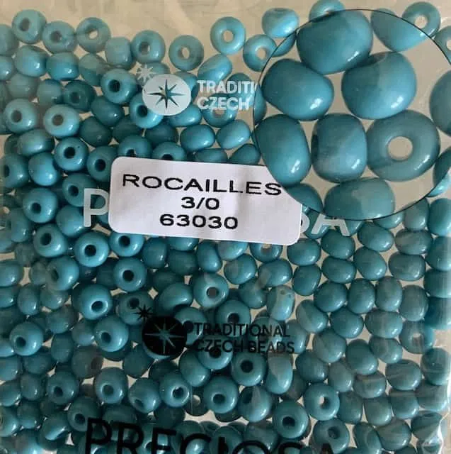 Preciosa Round Seed Beads 63030 3/0  3.5 Oz