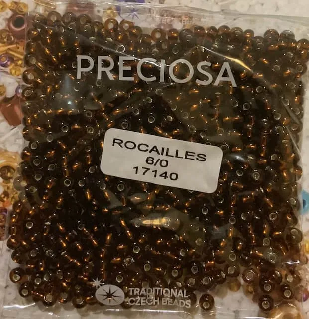 Preciosa Round Seed Beads 17140 6/0 3.5 Oz