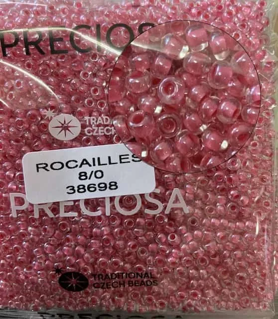 Preciosa Round Seed Beads 38698 8/0 3.5 Oz