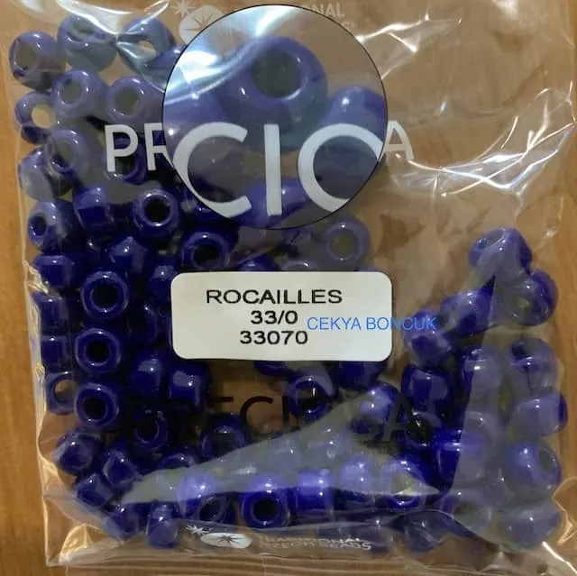 Preciosa Round Seed Beads 33070 33/0 3.5 Oz