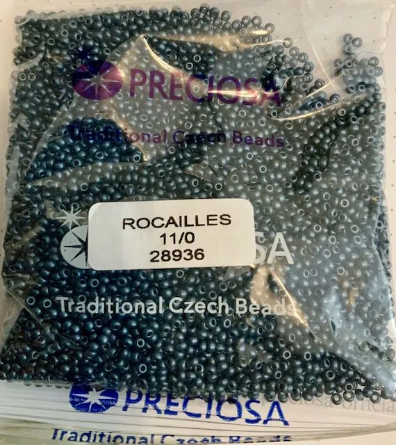 Preciosa Round Seed Beads 28936 11/0 3.5 Oz