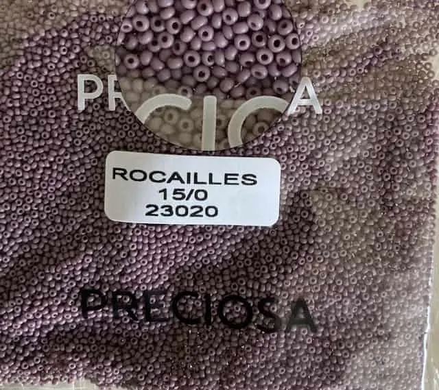 Preciosa Round Seed Beads 23020 15/0 3.5 Oz