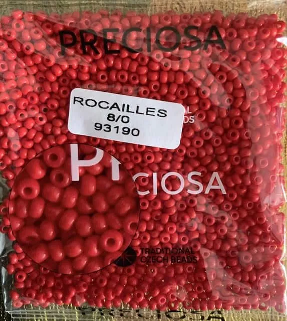 Preciosa Round Seed Beads 93190 8/0 3.5 Oz
