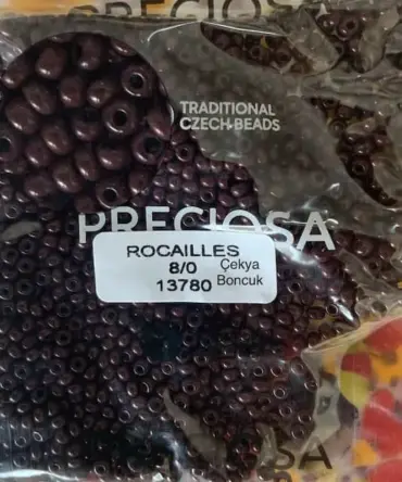 Preciosa Round Seed Beads 13780 8/0 3.5 Oz
