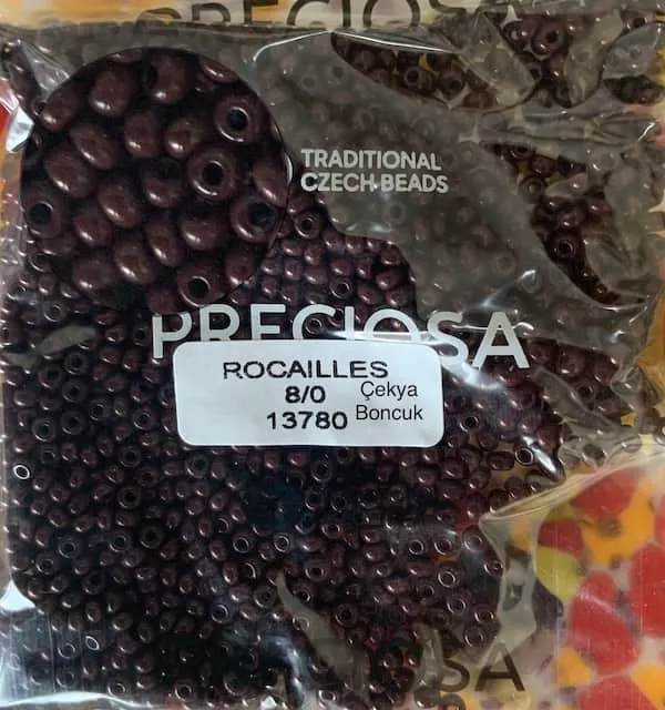Preciosa Round Seed Beads 13780 8/0 3.5 Oz