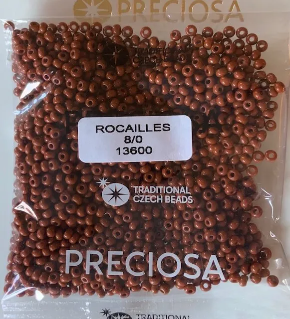 Preciosa Round Seed Beads 13600 8/0 3.5 Oz