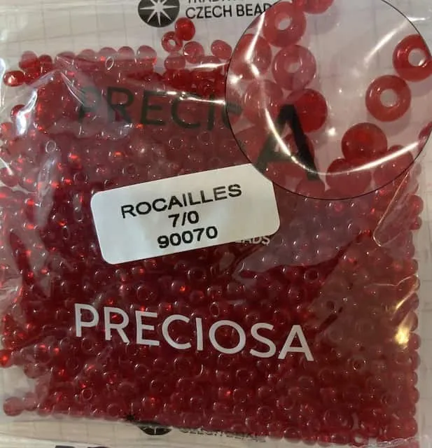 Preciosa Round Seed Beads 90070 7/0 3.5 Oz