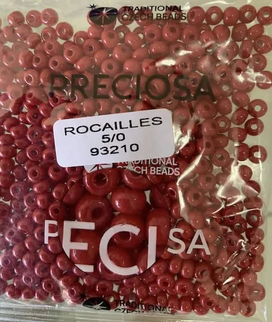 Preciosa Round Seed Beads 93210 5/0 3.5 Oz
