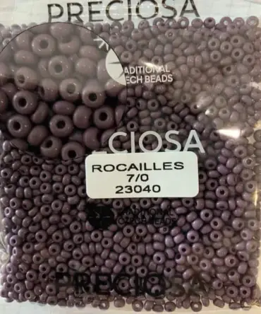 Preciosa Round Seed Beads 23040 7/0 3.5 Oz