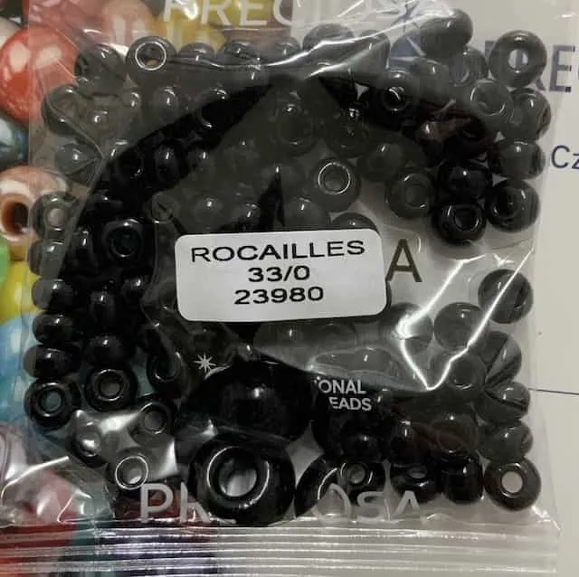 Preciosa Round Seed Beads 23980 33/0 3.5 Oz