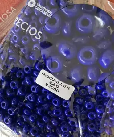 Preciosa Round Seed Beads 33050 32/0 3.5 Oz