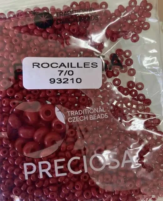 Preciosa Round Seed Beads 93210 7/0  3.5 Oz