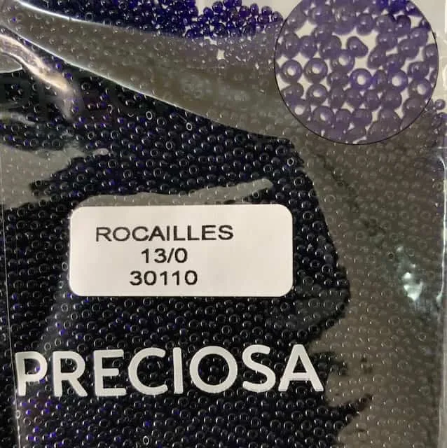 Preciosa Round Seed Beads 30110 13/0 3.5 Oz