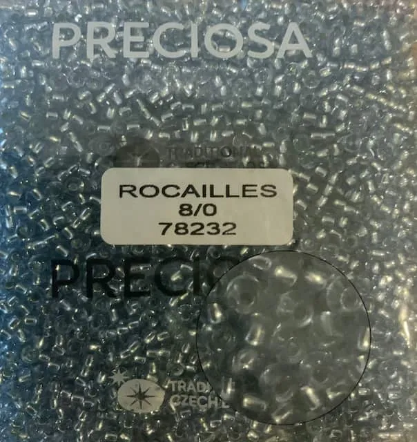 Preciosa Round Seed Beads 78232 8/0 3.5 Oz