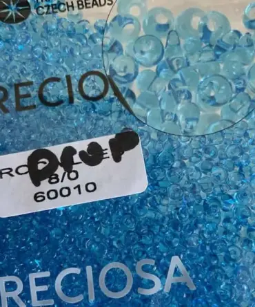 Preciosa Drops Beads 60010 8/0  3.5 Oz