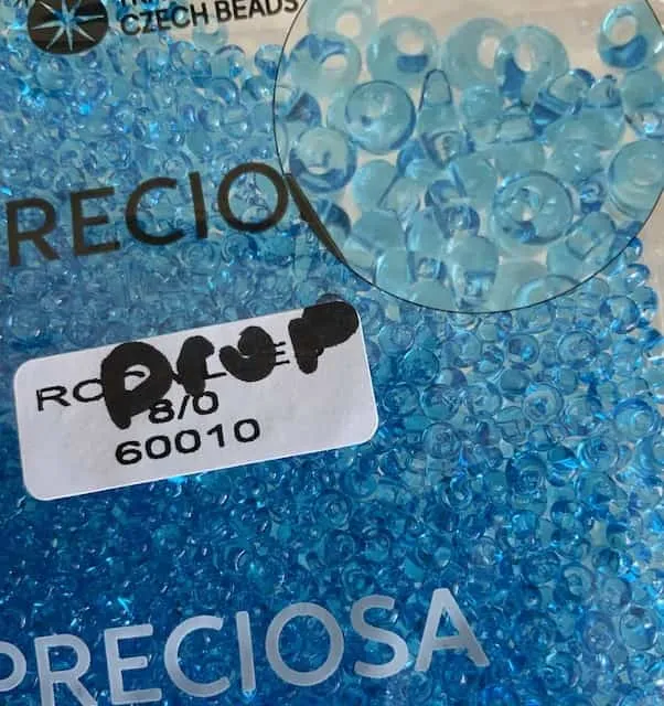 Preciosa Drops Beads 60010 8/0  3.5 Oz