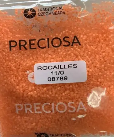 Preciosa Round Seed Beads 08789 11/0 3.5 Oz Matte