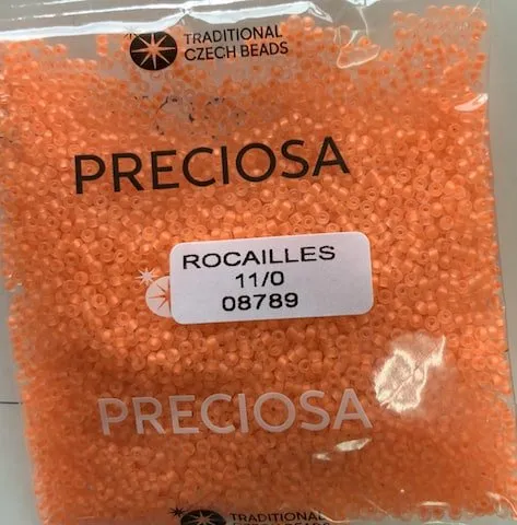 Preciosa Round Seed Beads 08789 11/0 3.5 Oz Matte