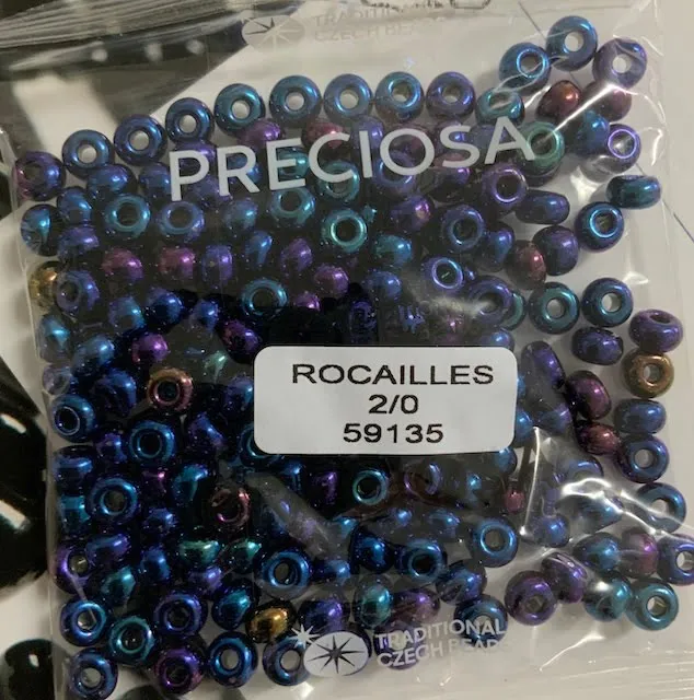 Preciosa Round Seed Beads 59135 2/0 3.5 Oz