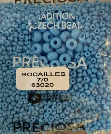 Preciosa Round Seed Beads 63020 7/0 3.5 Oz