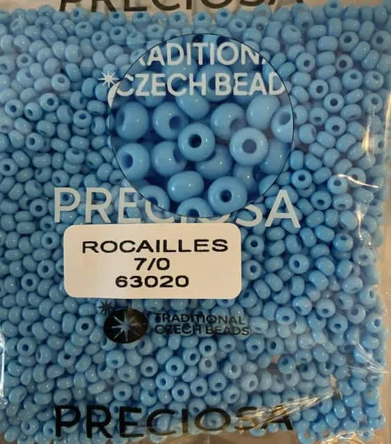 Preciosa Round Seed Beads 63020 7/0 3.5 Oz