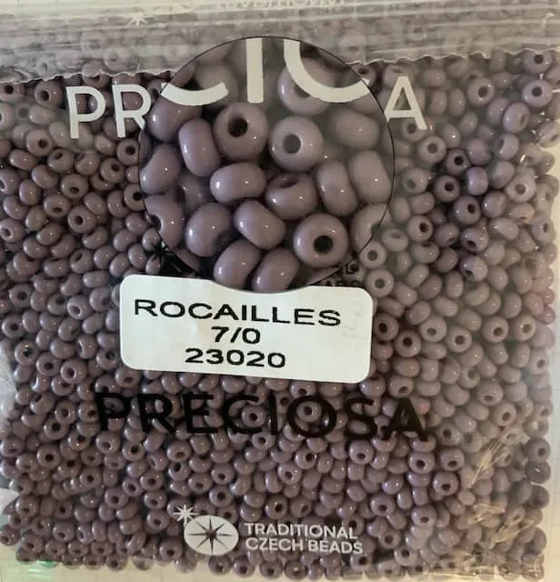 Preciosa Round Seed Beads 23020 7/0 3.5 Oz