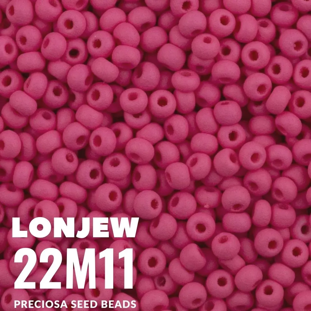 Preciosa Round Seed Beads 22M11 10/0 3.5 oz Matte