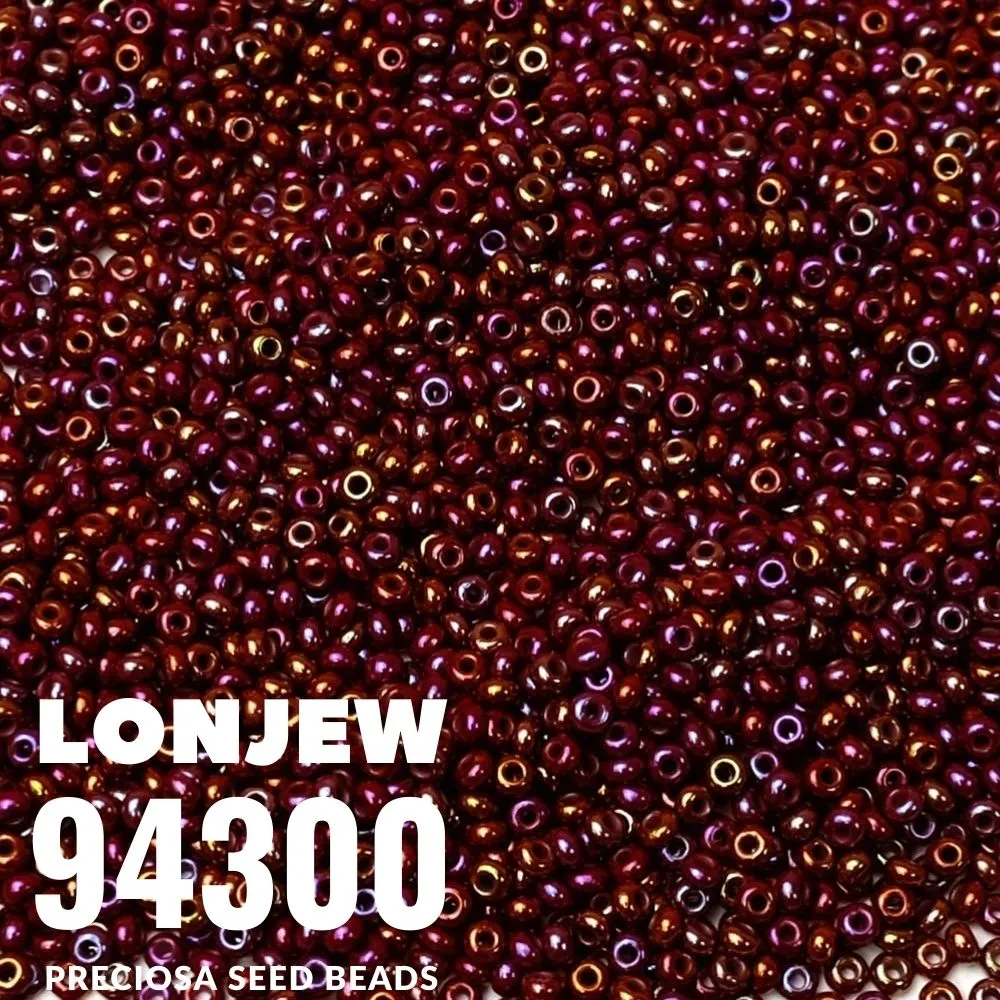 Preciosa Round Seed Beads 94300 10/0 3.5 Oz